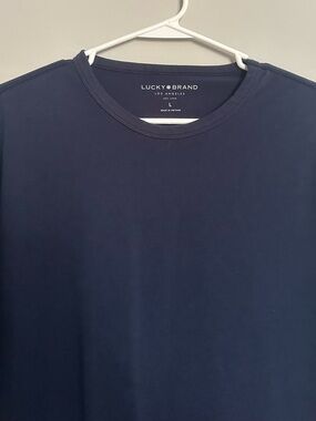 Lucky Brand Men's Dark Navy Crew Tee
